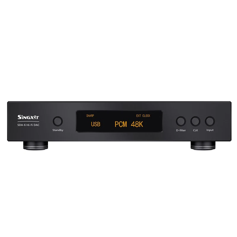 

Цифровой аналоговый интерфейсный декодер Singxer SDA-6 DAC DSD512 AK4499 XMOS XU208 I2S USB NOS PLL
