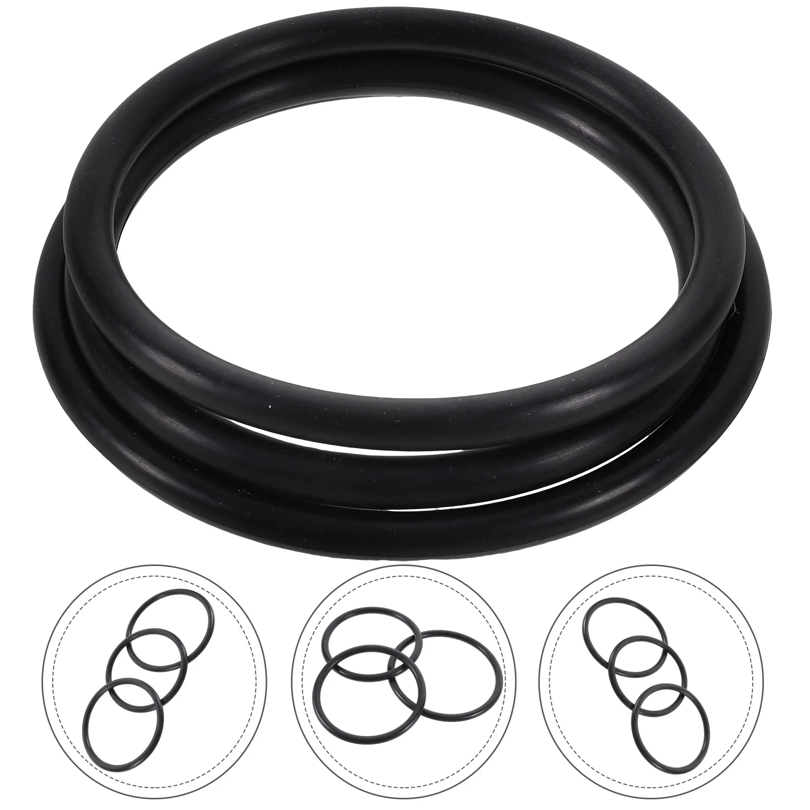 

Black Rings Crystal Singing Bowl Silicon Rubber O Ring Sound Bowl Rubber Ring Yoga Meditation Bowls Cushions Crystal Singing