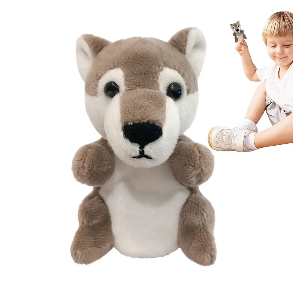 Hand Puppet Plush Toys Stuffed Animal Toys Educational Washable Toddler Dolls For Role Play Storytelling Preschool Teaching