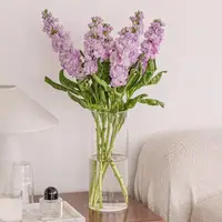 Clear Cylinder Vase Wedding Party Dining Table Centerpiece Decoration Hydroponic Flower Holder Transparent Container For Home 2