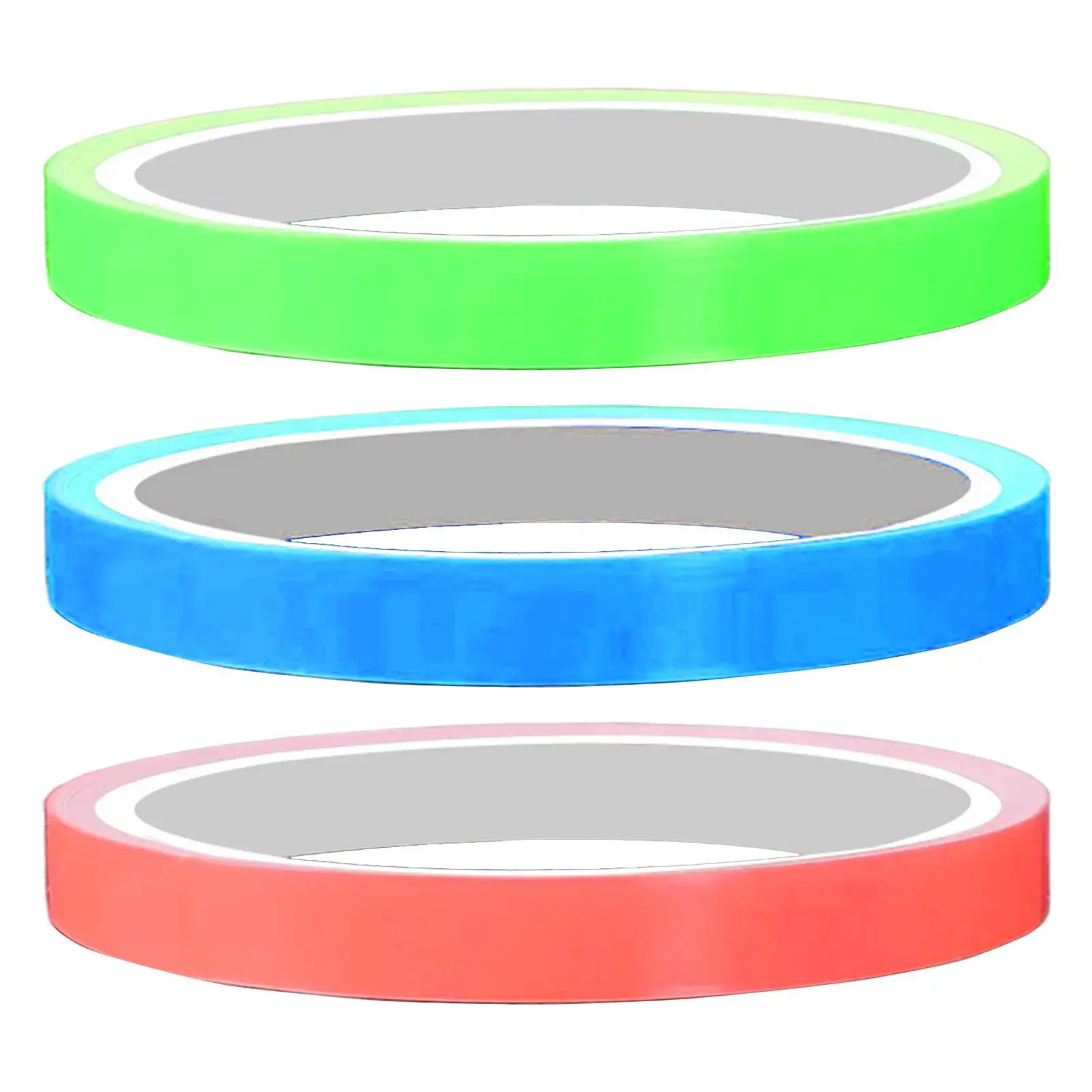 NEW 3M Bright Luminous Tape Fluorescent Tape For Indoor Outdoor Marking Stage Theatre Steps Exit Green blue Glow Tape