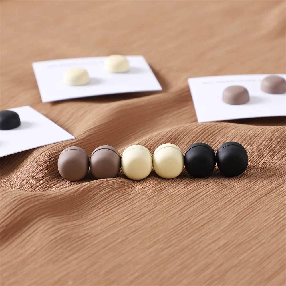 Macaron color Hijab Brooch Safe Strong Metal Plating Magnetic Hijab Clip Luxury No Hole Pins Brooches Magnet For Muslim Scarf