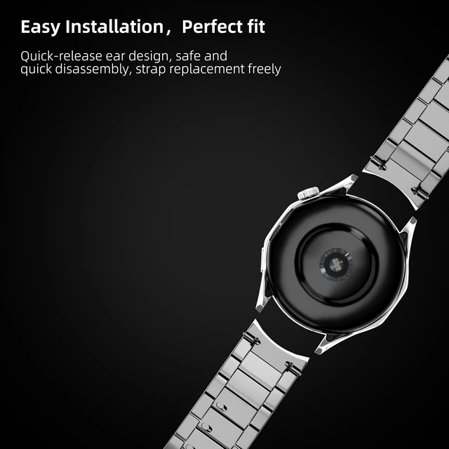 GORPIN for Watch GT4 Titanium Watch Band, No Gaps Huawei Watch GT4 