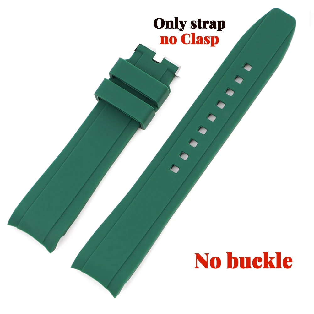 Versatile Silicone Watch Band in 20mm and 22mm Sizes - Durable Rubber Strap