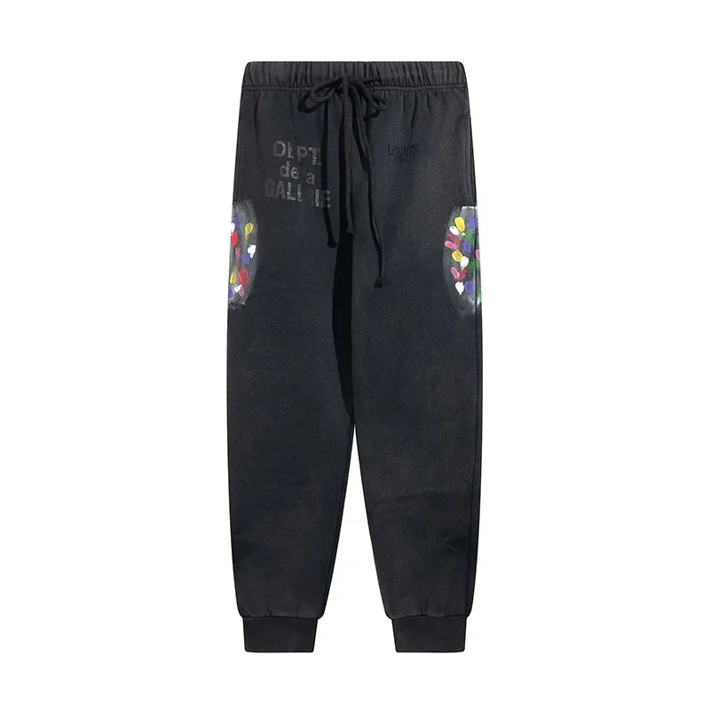 

GALLERY DEPT New Fashion Spring and Autumn Dept Painted Flare Sweat Pant High Quality Men Women 2023 Street Trousers