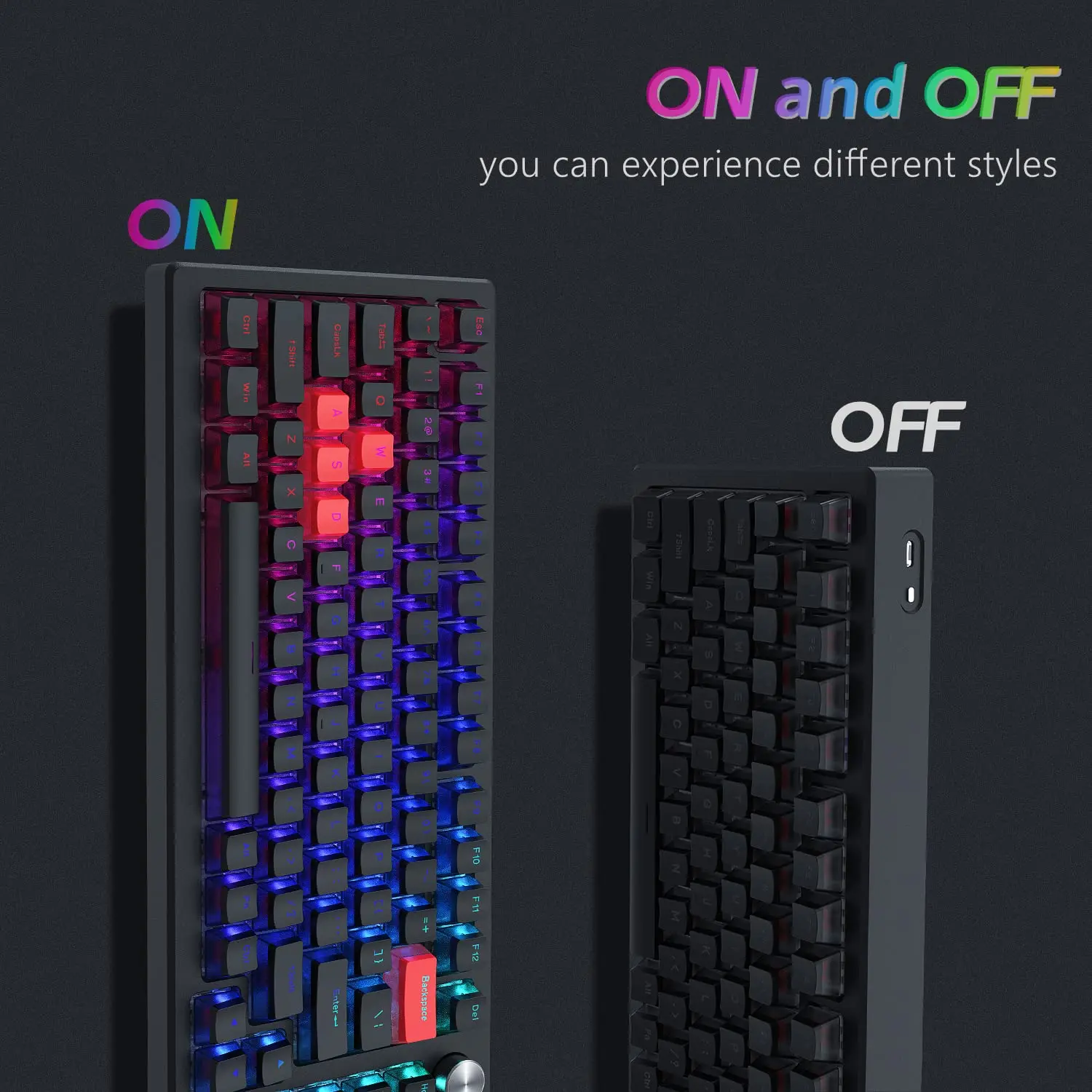 Personalizado Preto Duplo Tiro Pudim Keycaps Perfil Oem Teclado Mecânico de Jogos 165 Chaves 100 75 65 60 - Imagem 5