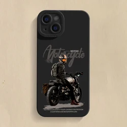 Stylish Biker-Inspired Silicone Phone Case - Soft and Durable Cover for 7 8 Or SE 2020 (1)
