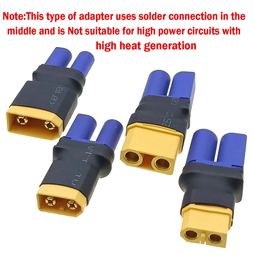 RC카 EC5 커넥터 모델 자동차 충전기 어댑터 케이블 배터리 변환 헤드 EC5 암수 XT60 XT90 암수 헤드