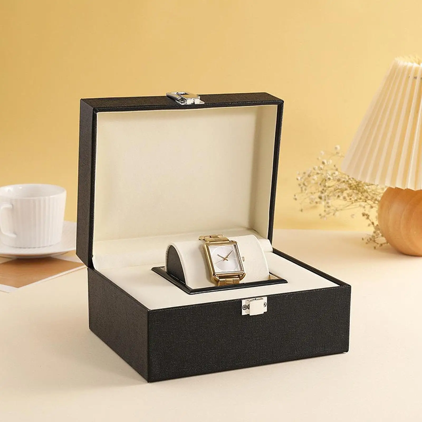 Watch Storage Box Watch Display Stand Watch Display Case Home Decoration Wooden Portable