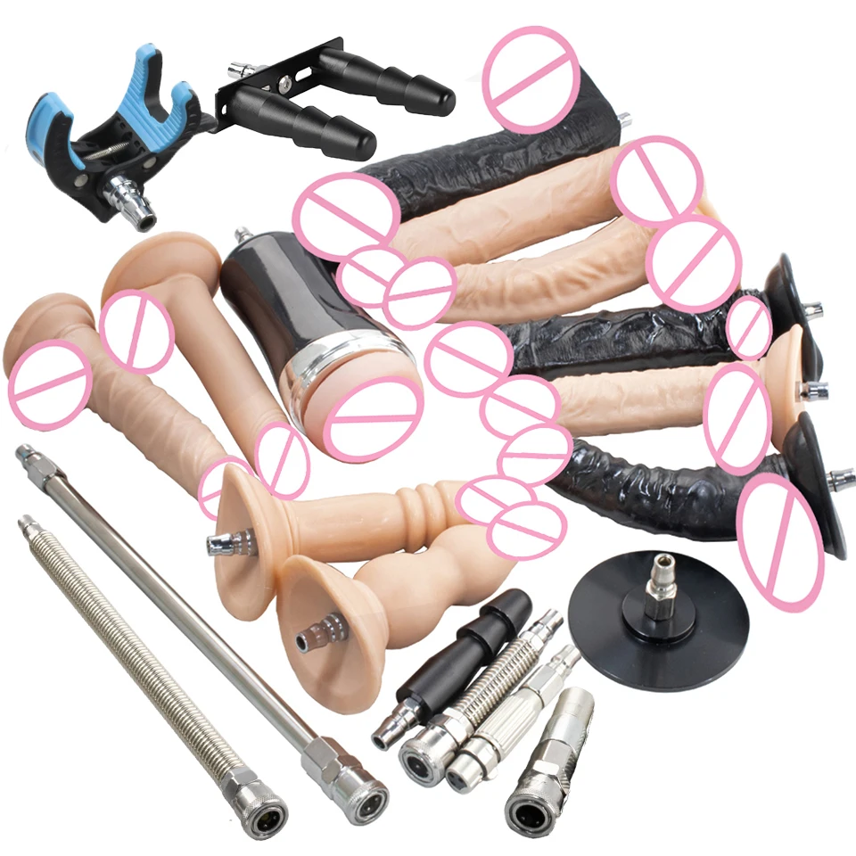 Sex Toy FREDORCH Realistic silicone dildo with vacuum U-lock connector sex machine attachment sex toy large penis for women G spot