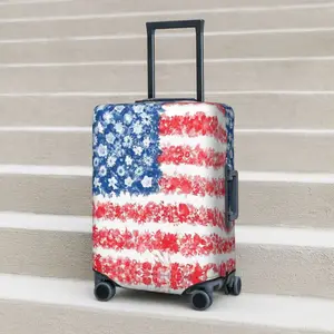 Usa Flag Suitcase Cover Travel Holiday Useful Luggage Accesories Protection