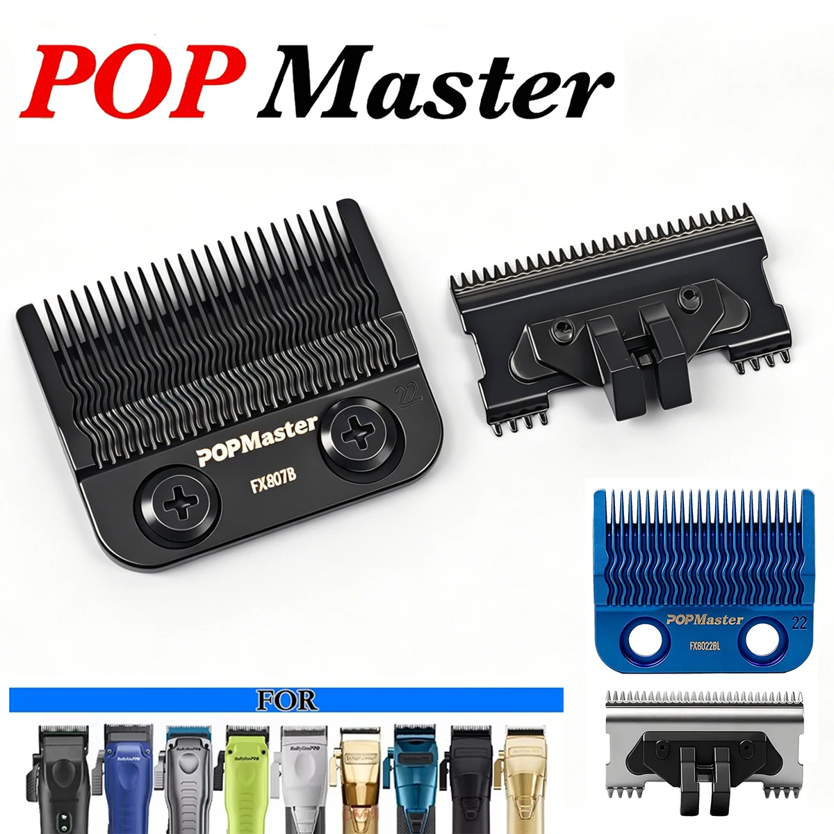 FX2088BL Professionelles Zubehör FADE BLADE Haarschneidemaschine Ersatzklinge Schneidkopf Kompatibel mit FX870, FX825, FX673, FX899