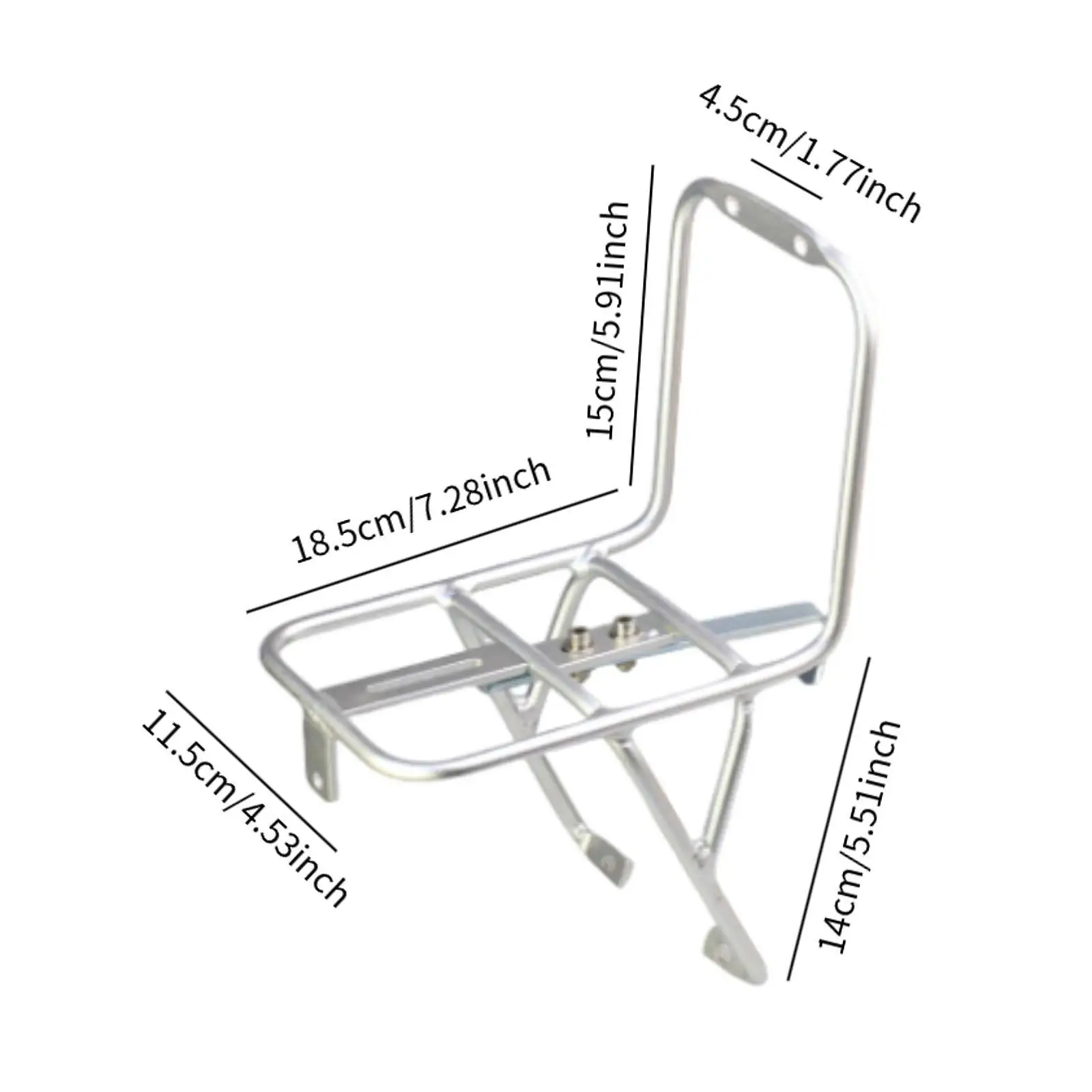 Front Fork Rack, Mountain Bike Cargo Carrier, Trunk Holder Bag Luggage Shelf Bike Front Rack,