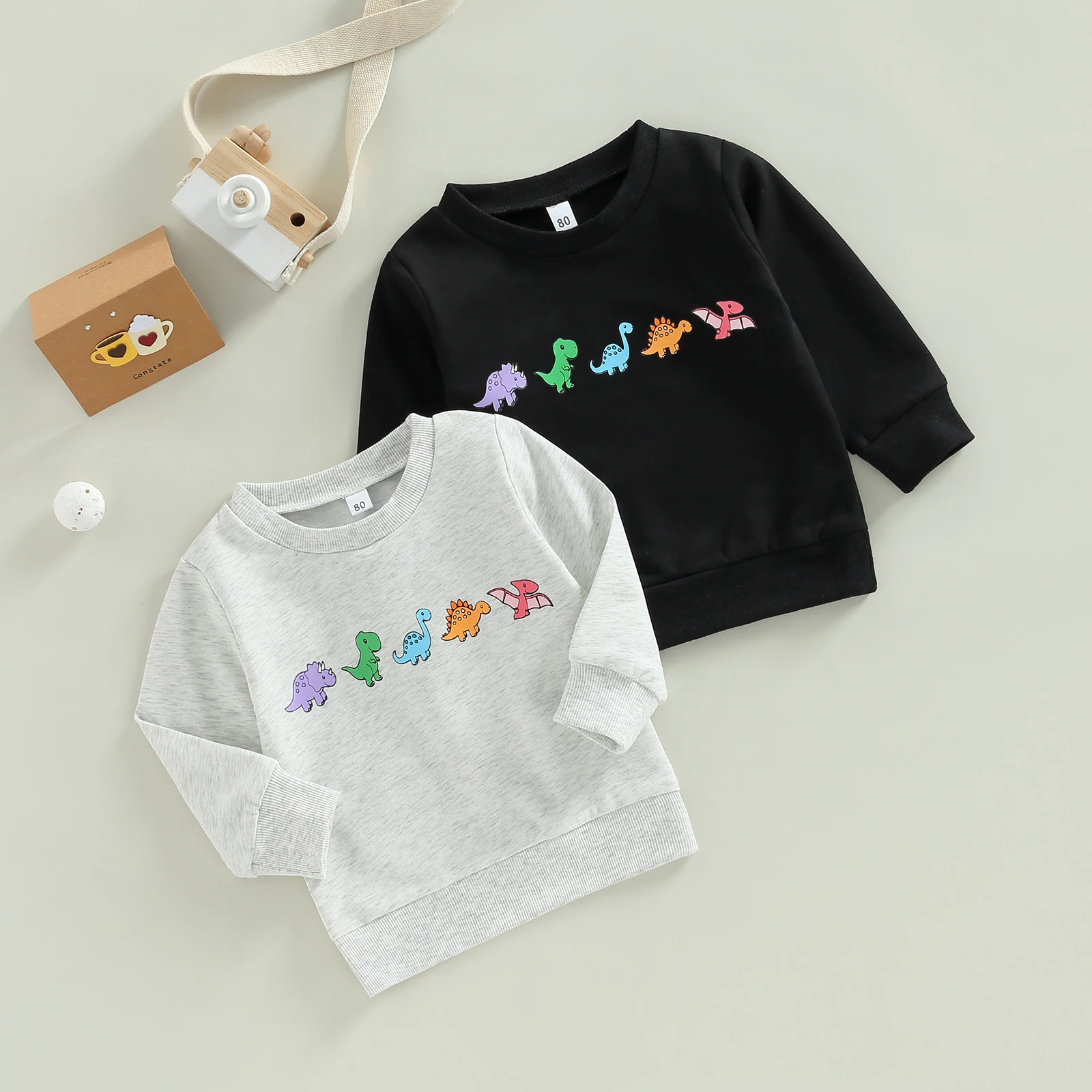 Children Sweatshirt Dinosaur Dinosaur Print Sweatshirt Kids Autumn Pullover Aliexpress