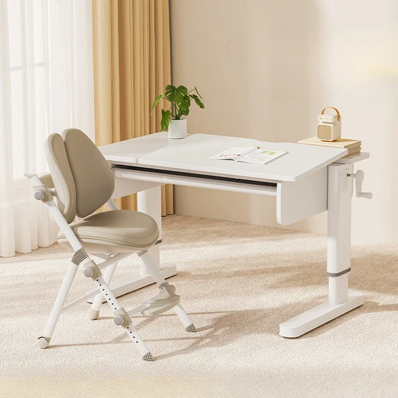 Elementary Desk Children Study Tables Child Table Chair Set School Furniture Small Kids Classroom Student Room Supplies