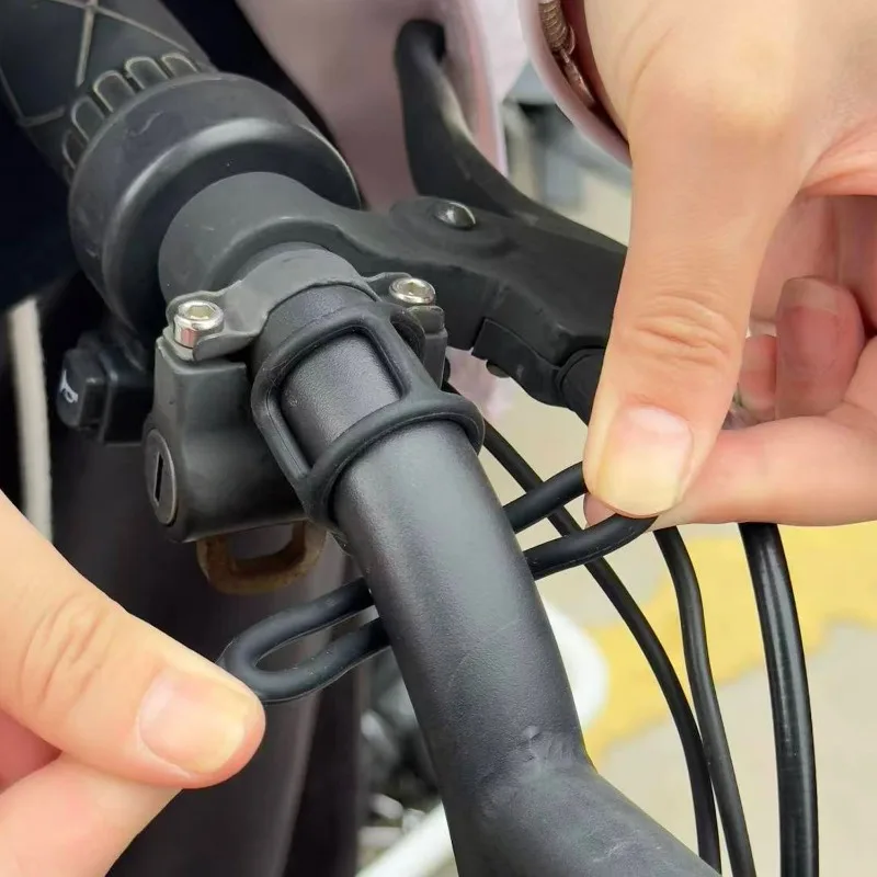 Bike Silicone Mount Bands Bicycle Light Rubber Straps Motorcycle Headlight Taillight Fixing Universal Tie Down Anti Slip Strap