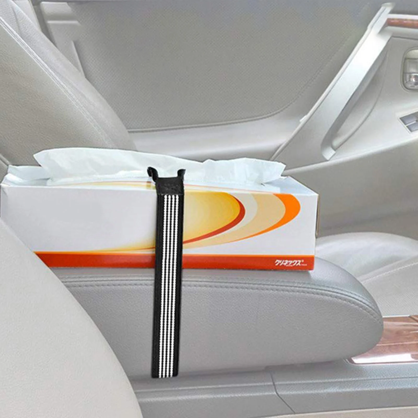Car Tissue Box Holder Auto Holder Belt Elastic Fixing Straps Adjustable Length Elastic Band for Car Sun Visor Headrest Armrest car interior accessories,car tissue holder