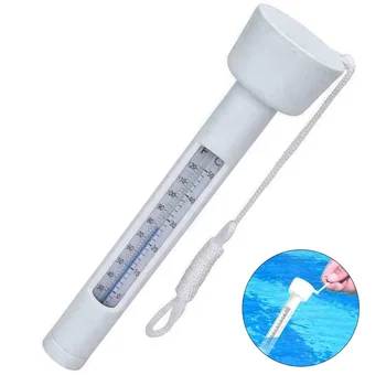Swimming Pool Floating Thermometer Water Temp  Meter Temperature Gauge Tester Outdoor Equipment Accessories 0-50 Degrees Plastic 1