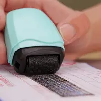 Identity Protection Roller Stamp Stop ID Identity Theft Identification Shielding Privacy Secret And Address Shielder 1