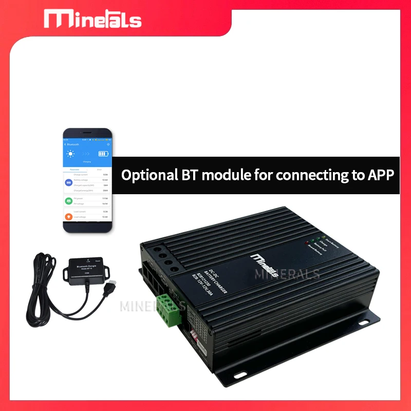 12V DC charger 30A Smart charger battery charger supports Bluetooth LCD temperature compensation RV Steamboat 12V TO DC