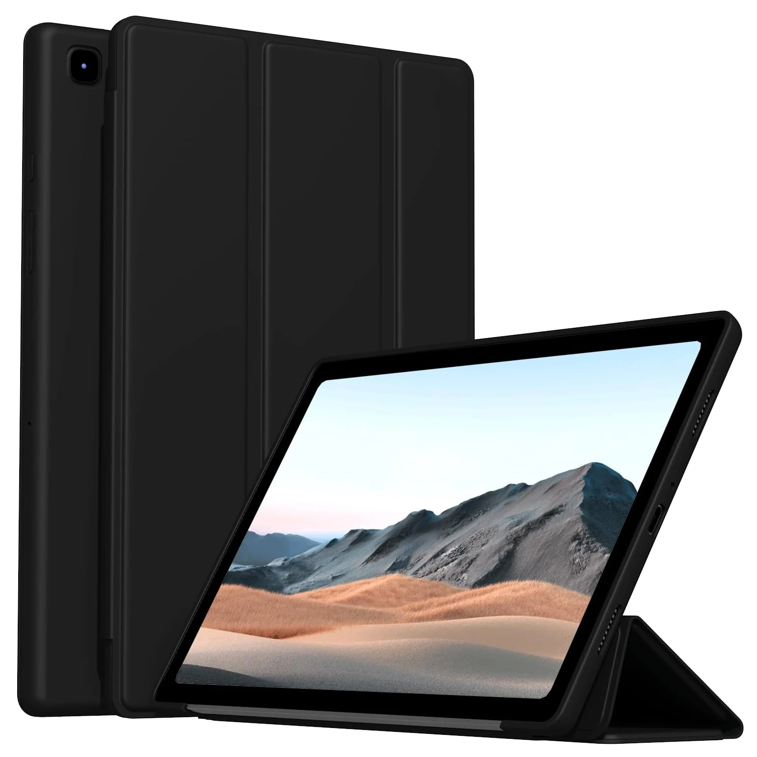 Magnetic Flip Smart Cover with Soft Silicone Stand