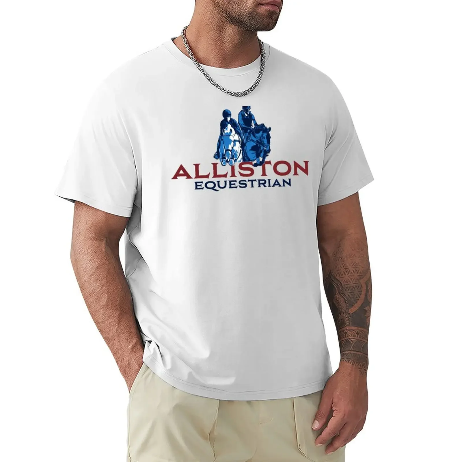 

Alliston Equestrian T-shirt sweat oversized plus size tops mens t shirts