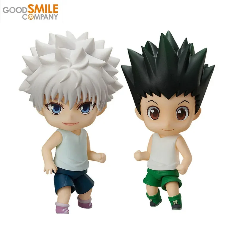 

In Stock Good Smile Original GSC Nendoroid Anime HUNTER×HUNTER 1183 GON·FREECSS 1184 Killua Zoldyck Action Figure Model Gifts