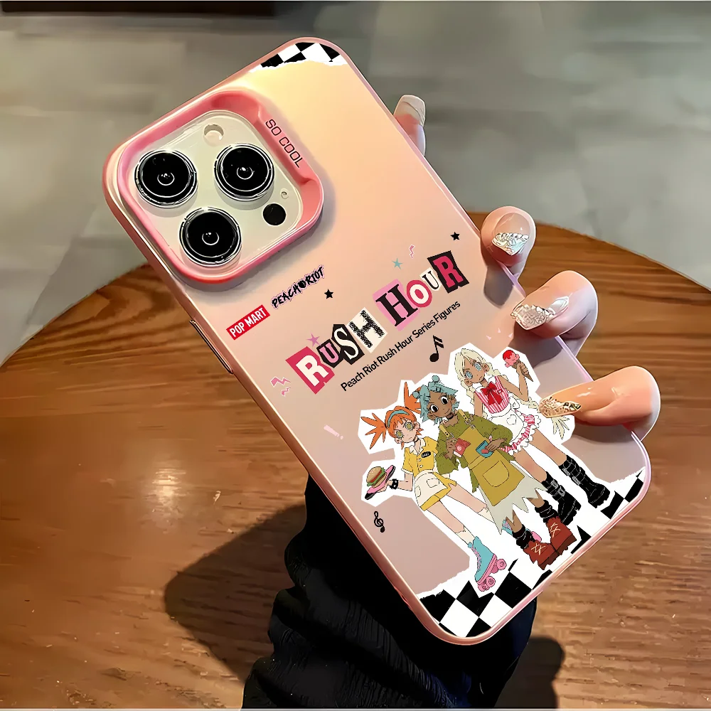 P-Peach Riot Phone Case Fashion Case For IPhone 16 15 14