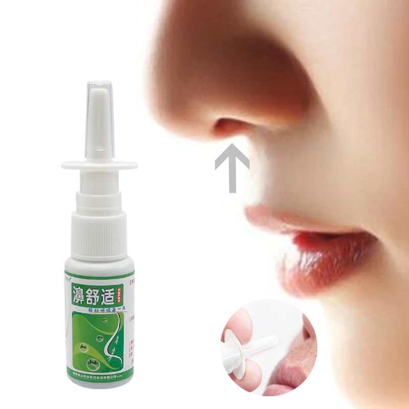 

20ml Rhinitis Nasal Spray Treatment Nasal Itchy Sneeze Dressing Prevent Sinusitis Chronic Allergic Rhinitis Nose Care Liquid