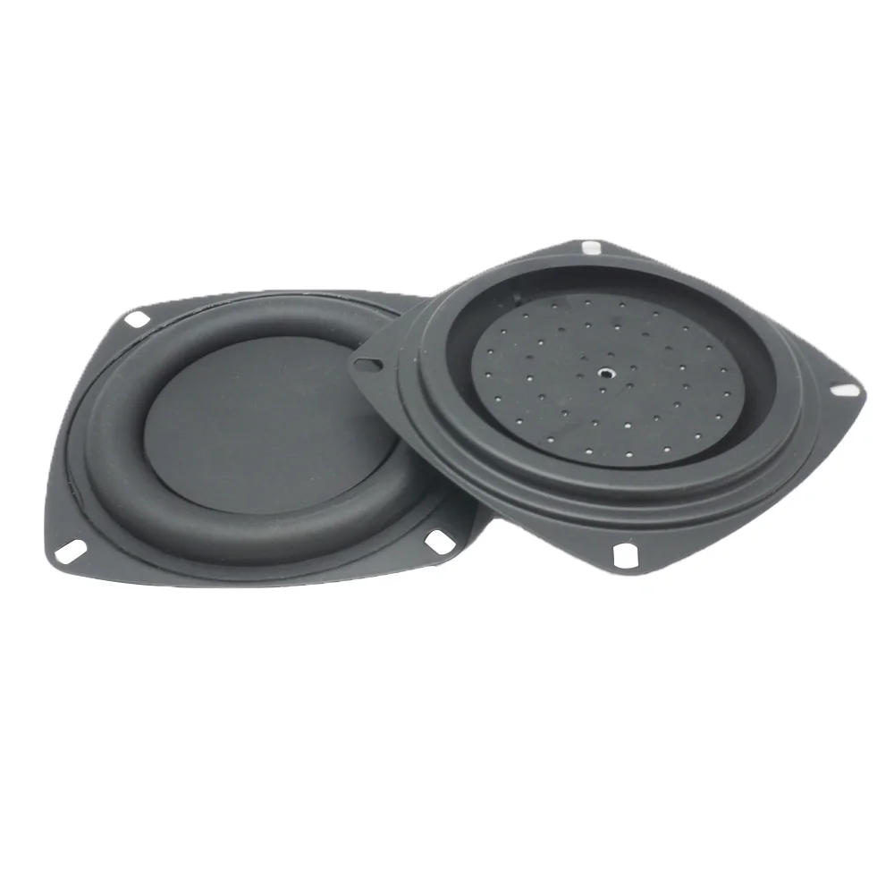 1/2pcs 105 MM 4 Inch Bass Radiator Speaker Diaphragm Auxiliary Woofer Vibration Membrane Passive Radiator Bluetooth Speaker DIY Wireless Bluetooth Speaker Portable Bluetooth Speaker Audio Speakers Portable Speakers