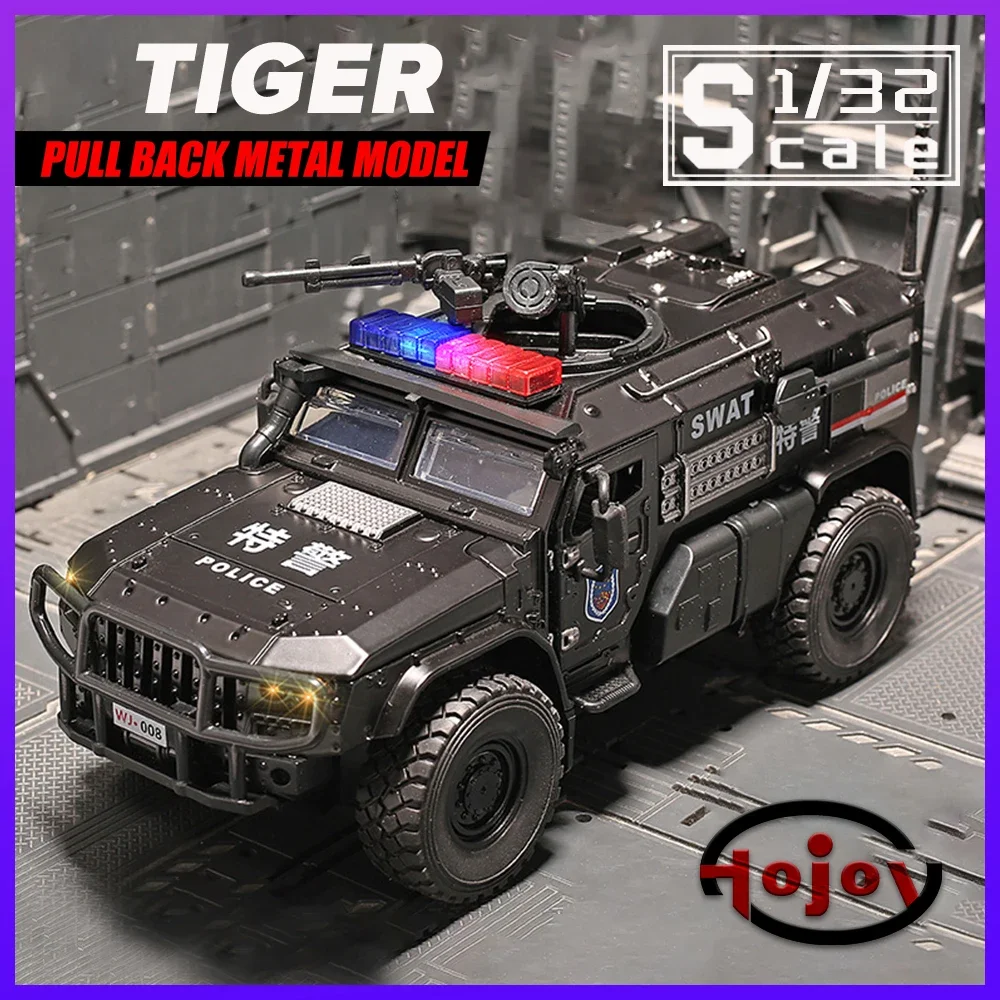 

Military armored Toys vehicles 1/32 Metal Diecast Alloy Toy Cars Models Trucks For Boys Kids Hobbies Collection Sound and Light