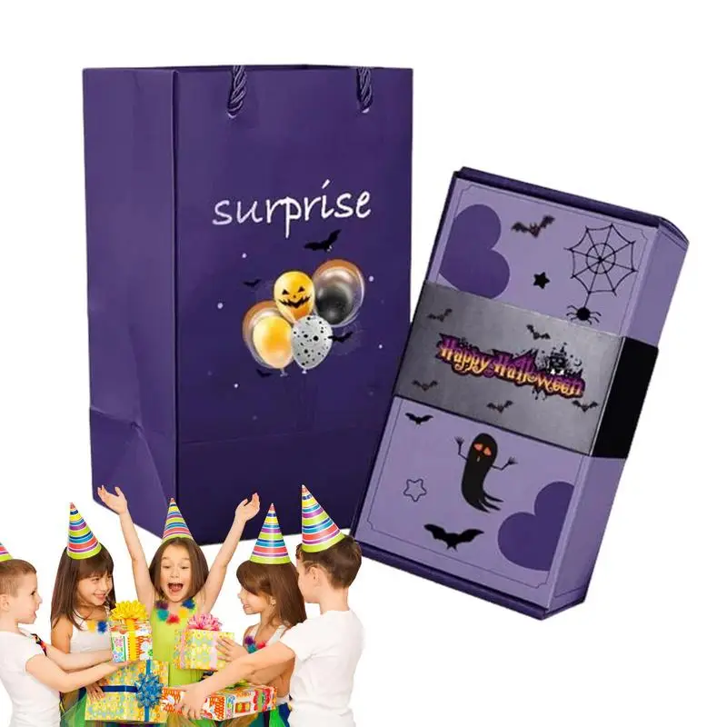 

10pcs Halloween Gift Box Special Folding Bouncing Design Bouncing Gift Box Halloween Gifts For Christmas Birthday Proposal Boxes