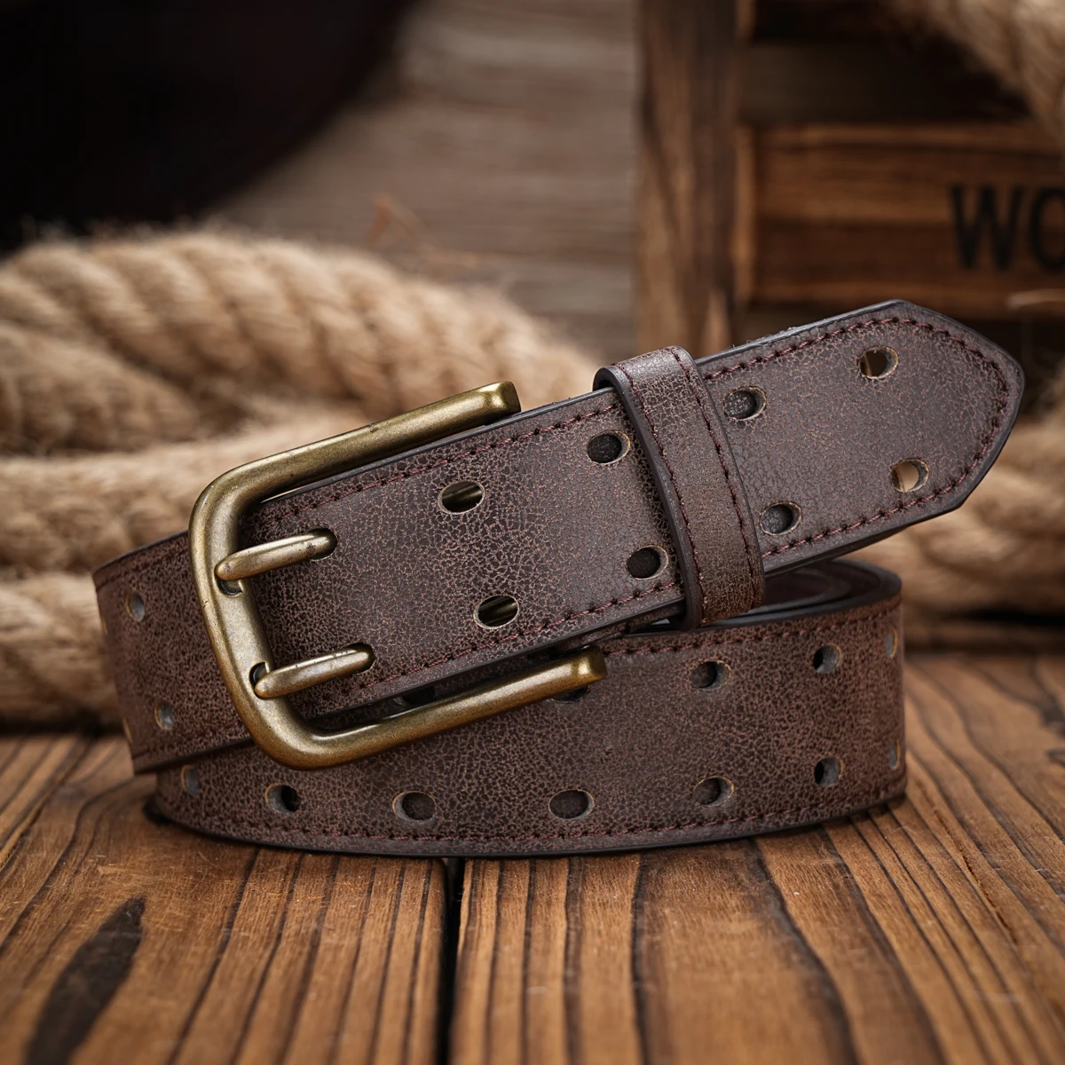 まんまる【美品】TANタン ウエストニットパーツ ベルト UNISEX】 NUBUCK25 ATHISON Cotton mesh Belt | MASHIMO＆CO