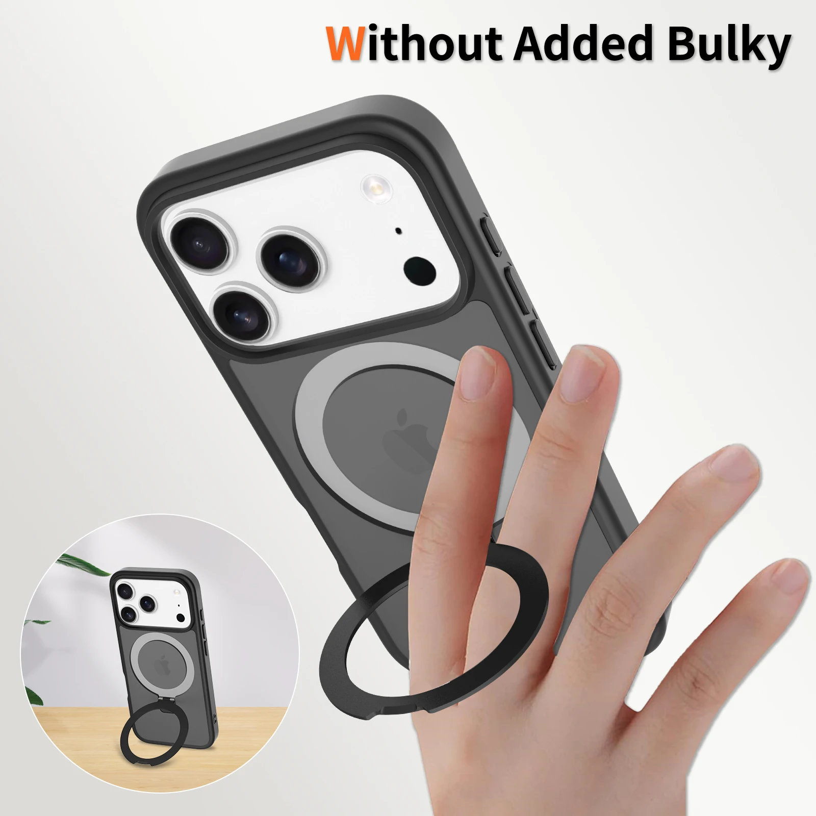 Magnetic Matte Stand Holder Case - Premium Phone Cover & Accessories