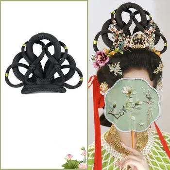 Cinese antico Dunhuang Danza Acconciatura Copricapo Feitian Fata Accessori per capelli Chignon Principessa Cosplay
