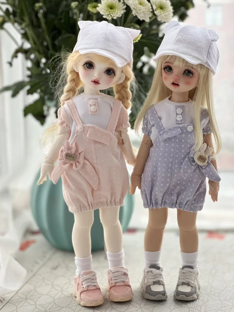 Bjd Doll Clothes Suitable For 1/4 1/6 Size Cute Doll Belt Skirt Set 1/4 1/5 1/6 Doll Accessories (4 Points) - Dolls Accessories - AliExpress