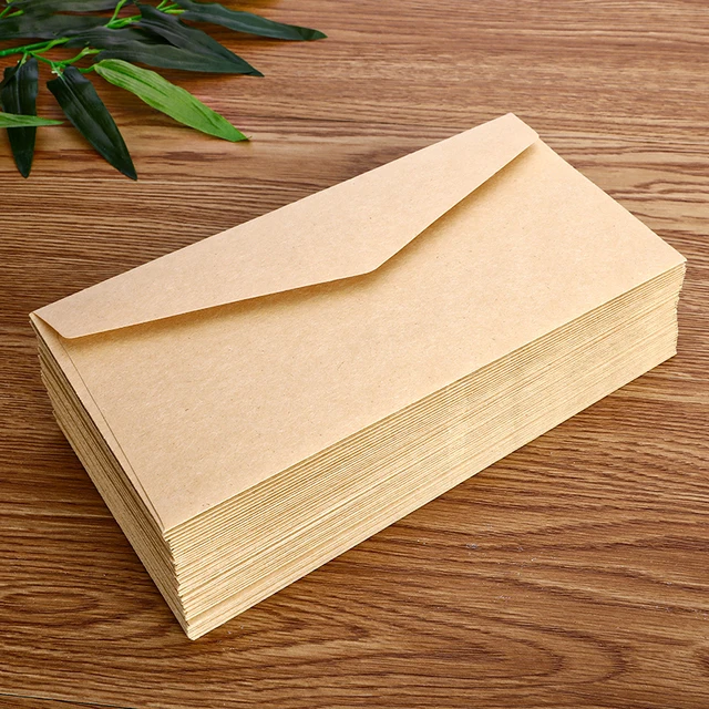 Classical White Black Kraft Blank Mini Paper Window Envelopes Wedding Invitation Envelope Gift Envelope 1/6/12 PCS