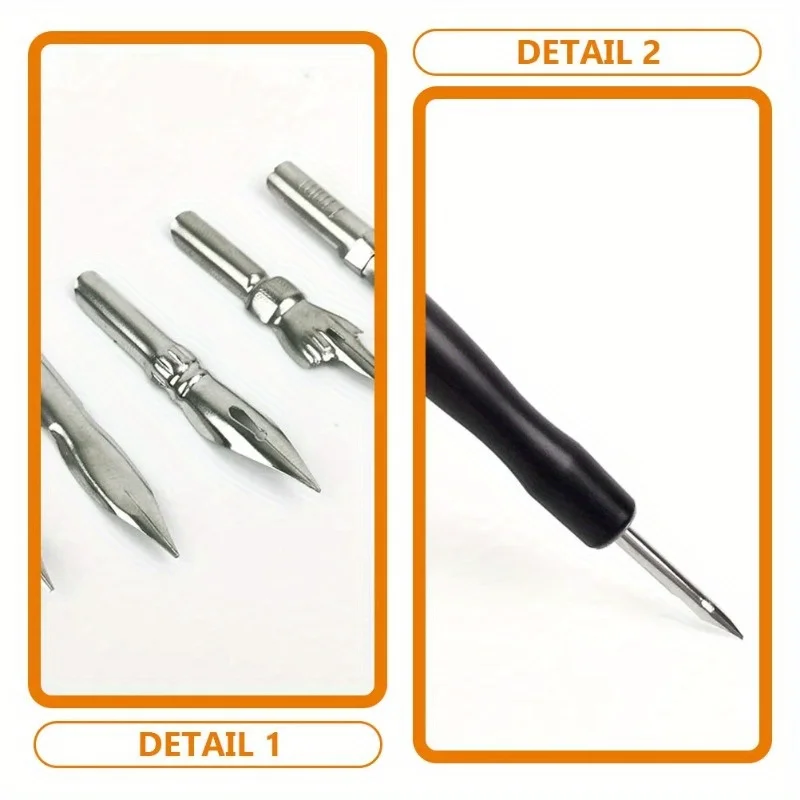 1 Set Convenient Accent Color Panel Liner Leaking Pen Permeation Pen