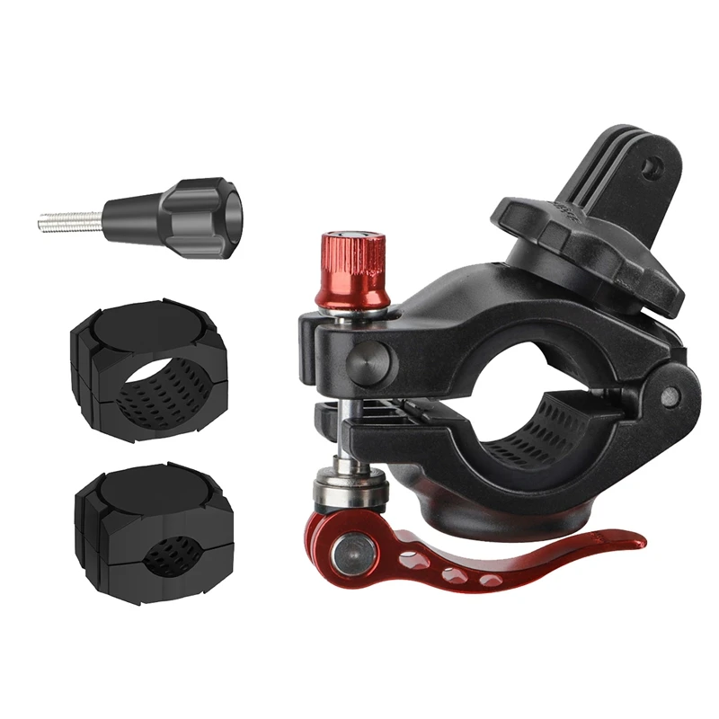 

Новинка велосипедный зажим для Action4/GoPro12 вращающаяся на 360 градусов многотрубка для AirTag Многофункциональный портативный держатель