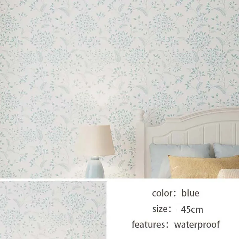 45 ซม. PVC กันความชื้นและกันน้ําเฟอร์นิเจอร์เก่าสติ๊กเกอร์ตกแต่ง DIY วอลล์เปเปอร์ติดด้วยตนเองวอลล์เปเปอร์ตู้ครัว 1