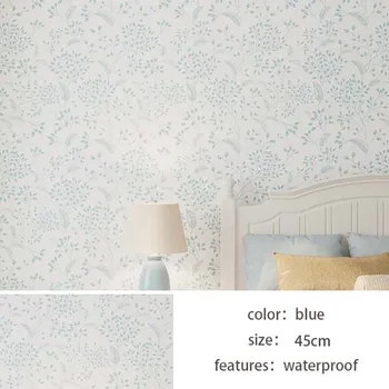 45 ซม. PVC กันความชื้นและกันน้ําเฟอร์นิเจอร์เก่าสติ๊กเกอร์ตกแต่ง DIY วอลล์เปเปอร์ติดด้วยตนเองวอลล์เปเปอร์ตู้ครัว 1