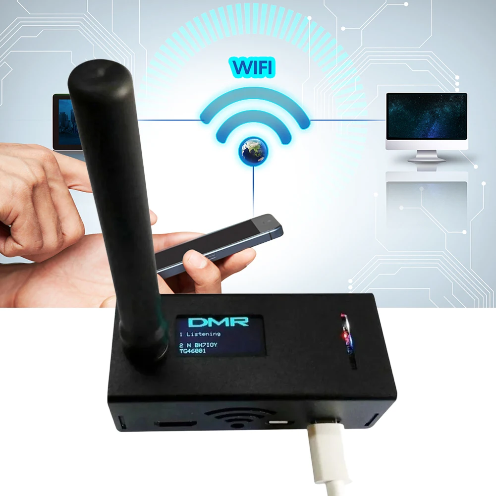 MMD VMD MR STAR D-Star 시스템 핫스팟 + 안테나, 조립된 MMDVM 핫스팟, DMR P25 YSF DSTAR Pi Zero 3B-Kit