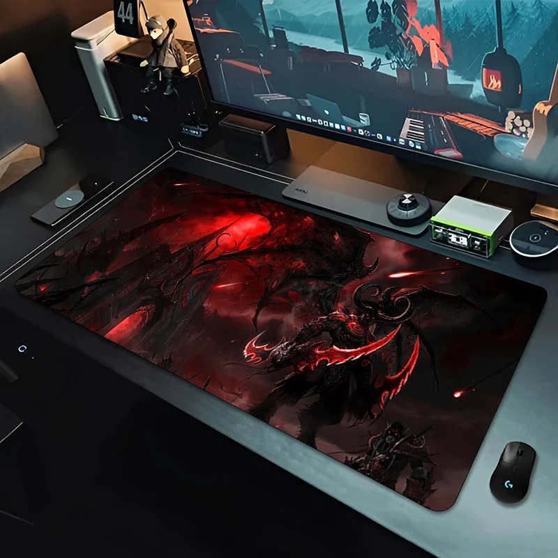 

xxl Gaming Large Mousepad World of Warcraft Keyboard Gamer Pads Laptop Accessories Anti Slip Mouse Pad Office PC Rubber Desk Mat