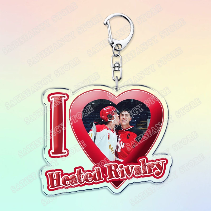 Heated Rivalry Heart Keychain - TV Show Inspired Jewelry Gift