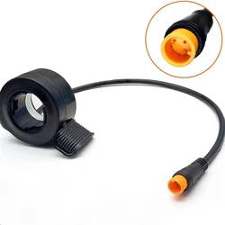 Advanced Waterproof Ebike Thumb Throttle Accelerator (12V - 72V) with 3 - Pin Plug Connector (WP Plug)