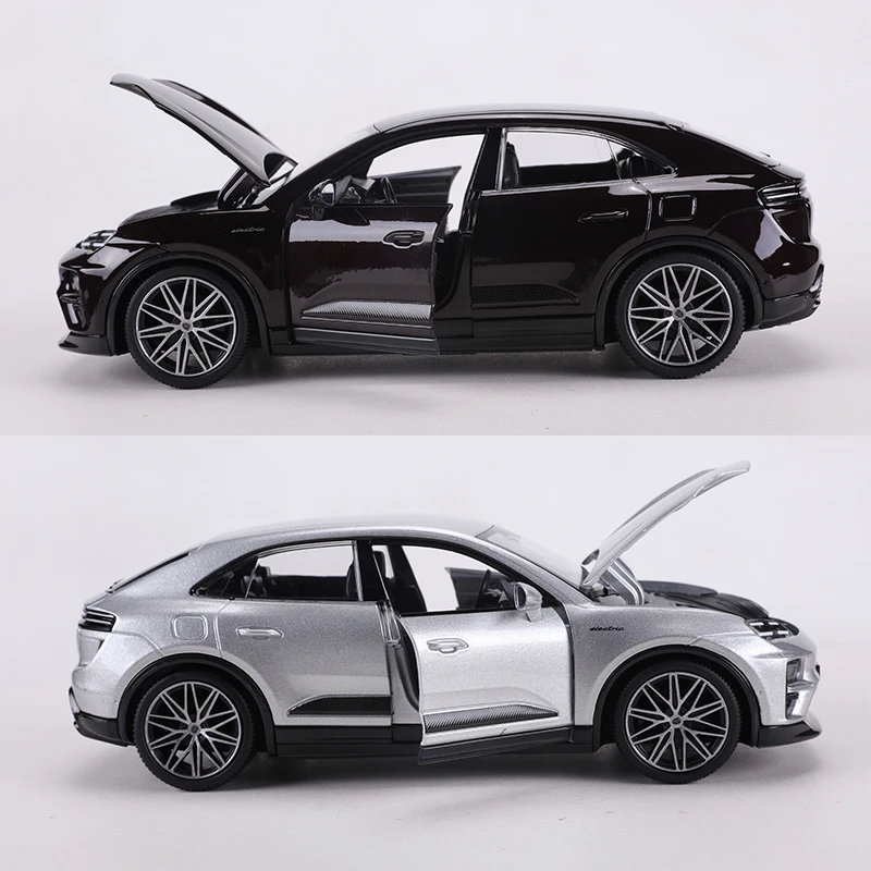 부라고 1:24 포르쉐 마칸 터보 전기 합금 모델카