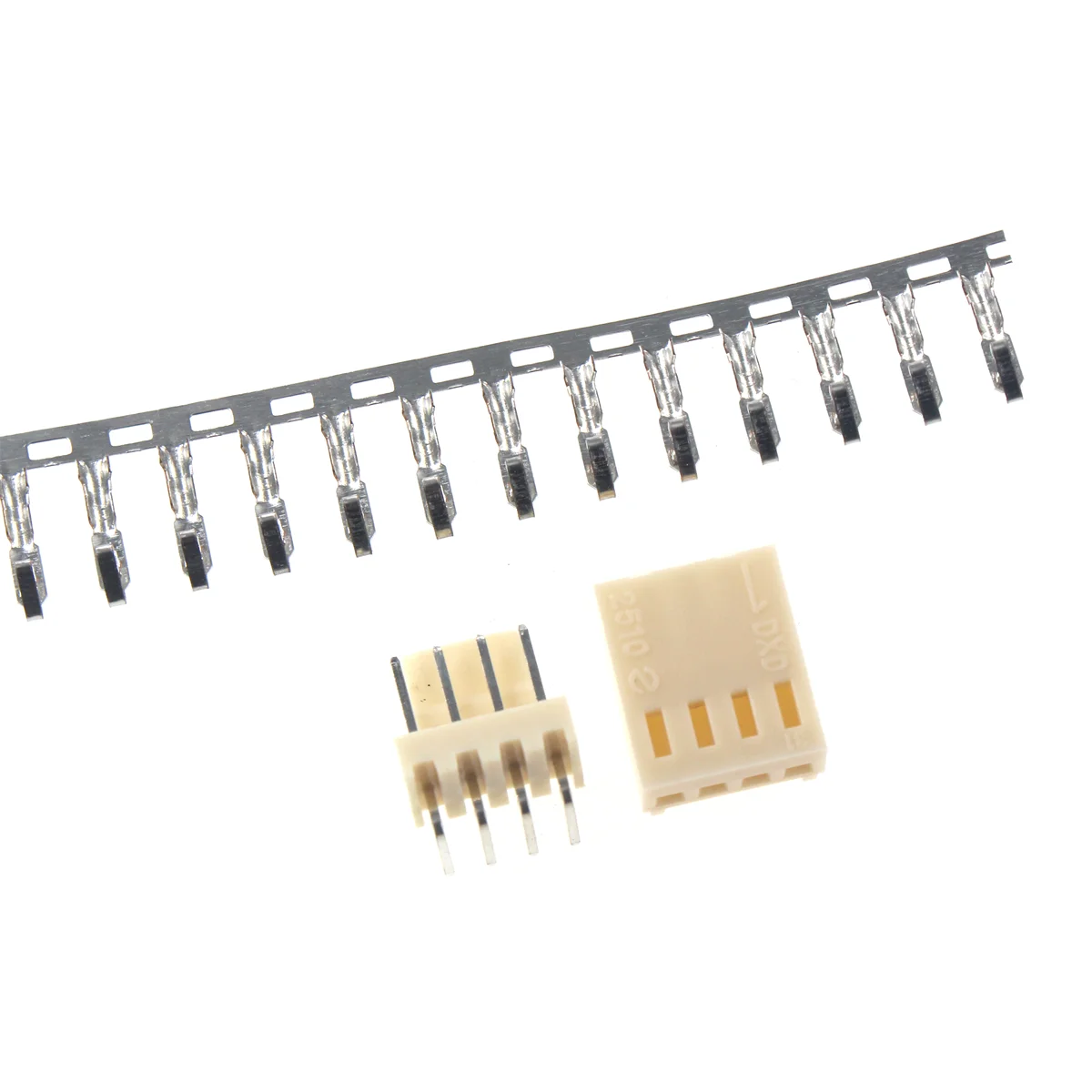 10PCS KF2510 Connector 2.54mm Pitch 2P-10Pin Straight/Curved Male Female Socket Housing Plug Pin Header Crimp Terminals KF-2510