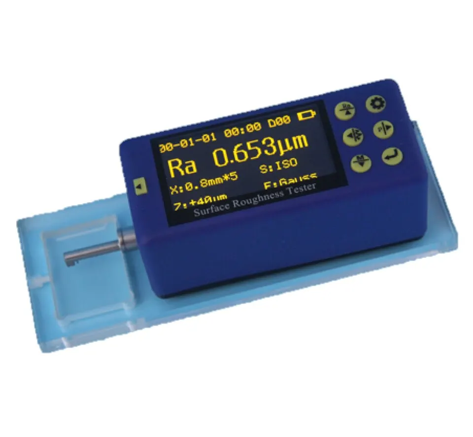 Sr220 28 Parameter Small Handheld Surface Roughness Tester With Iso Din