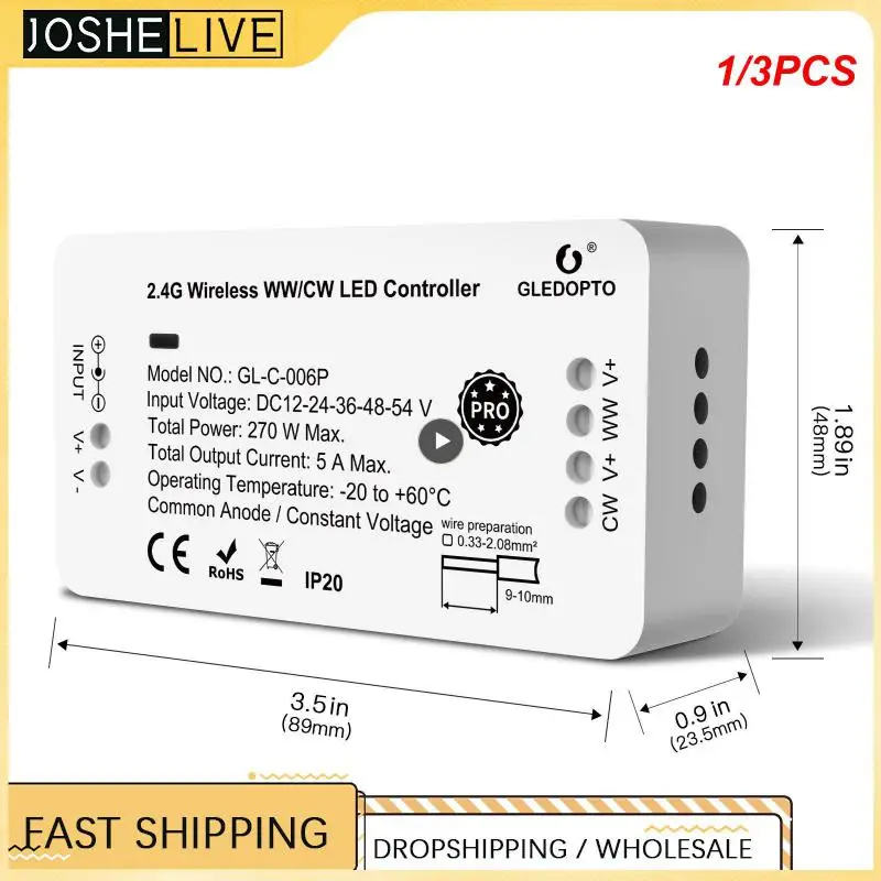 

1/3PCS Gledopto ZigBee RF LED Pixel Controller Addressable Strip Light Control Dynamic Lighting Effect For WS2811 WS2812