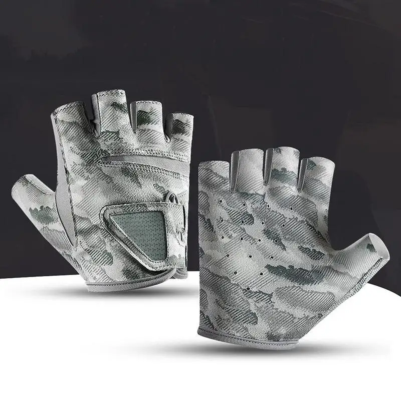 Half Finger Mittens Lightweight Fingerless Fishing Gloves Fisherman Tools Outdoor Travel Gear For Camping Angling Trip